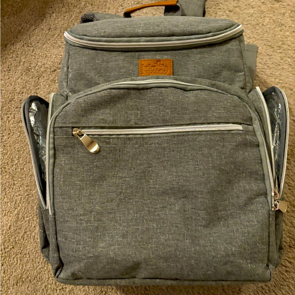Backpack diaper bag